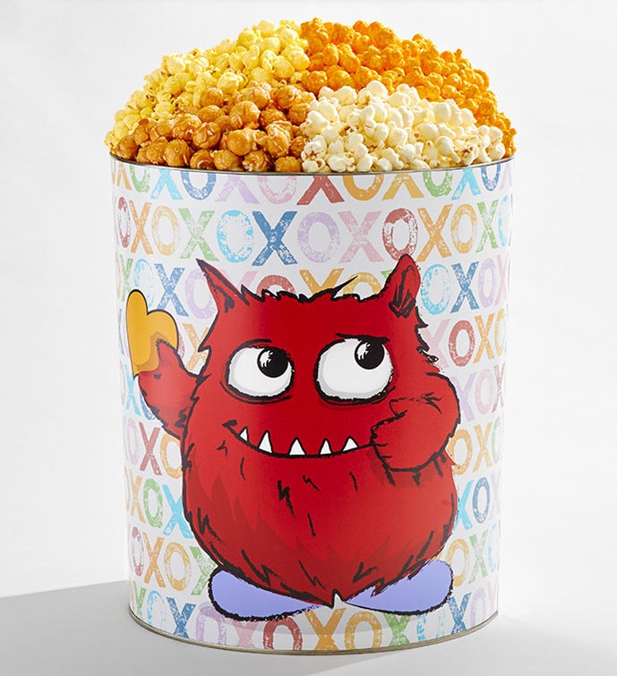 Monster Hugs Popcorn Tins